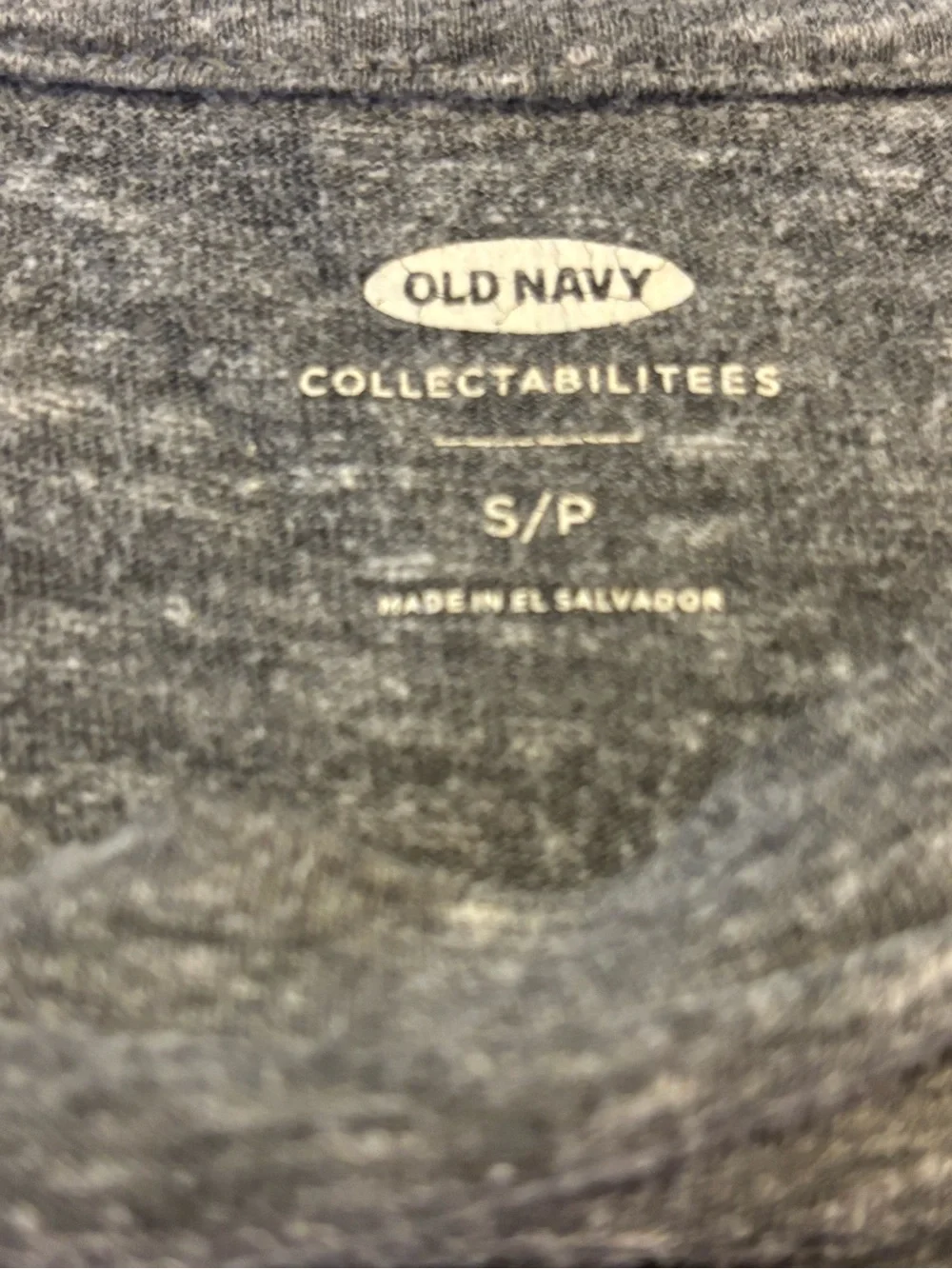 Old Navy Gray Short Sleeve Graphic Budweiser Tee with Red and Blue Print, size S - Picture 5 of 7